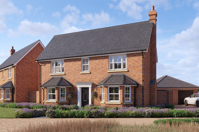 Russet Place Houses –Damask
